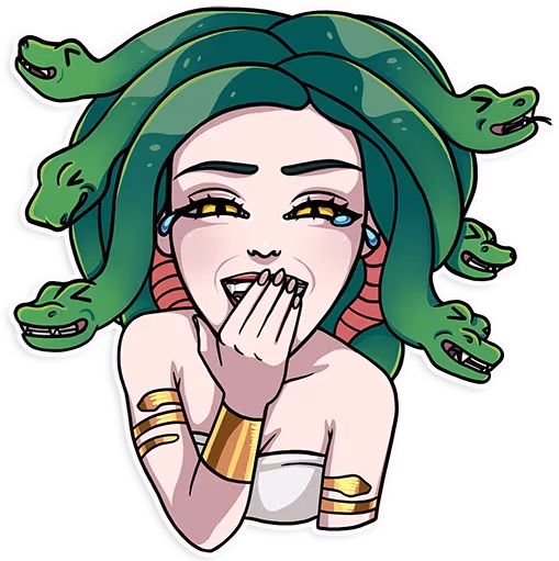 medusa_laugh emote