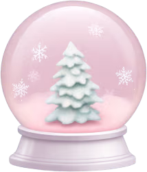 Pinksnowglobe emote