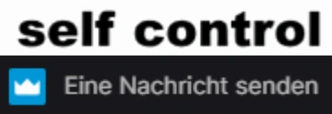 SelfControl emote