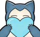 Snorlax_BlueHeart emote