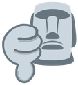 moyai_thumbsdown emote