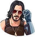 KeanuReevesCyberpunk emote