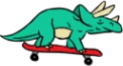 Skater_Dino emote