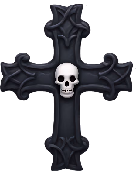 Goth_cross emote
