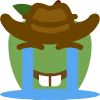 CowboyAppleCrying emote
