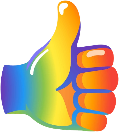 RainbowThumbsUp emote