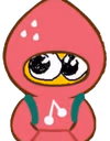 StrawberryShy emote