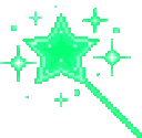 magicstarwand_teal emote