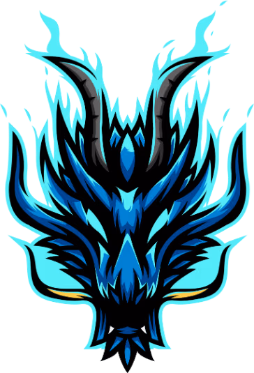 BlueFlameDragon emote