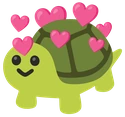 hearts emote
