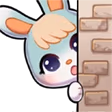 SashaBunnyPeek emote