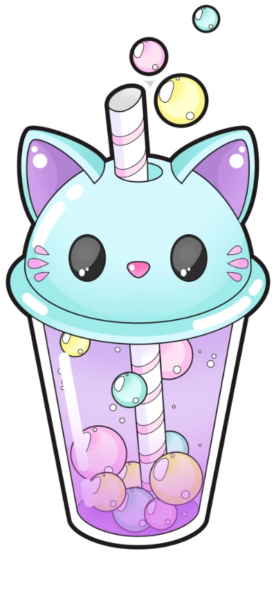 cat_bubble_tea sticker