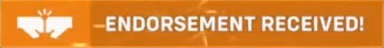 ENDORSEMENT emote