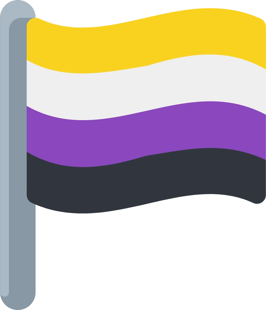 nonbinary_flagpole emote