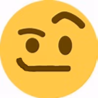 Raised_eyebrow_smiling emote