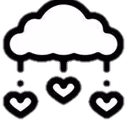 HeartRainingCloud emote