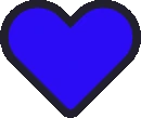 Blueheartgif emote