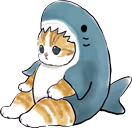 CatSharkSit emote