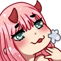 ZeroTwo_Suspiro emoji