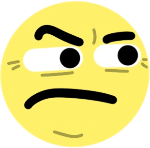 annoyed emoji