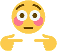 flushedshy emote