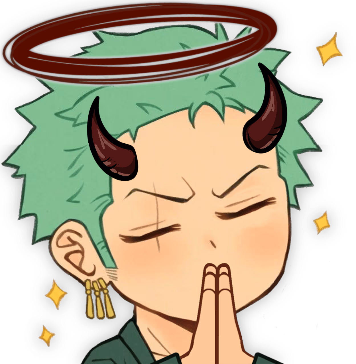 Zoro_PrayRedHalo emote