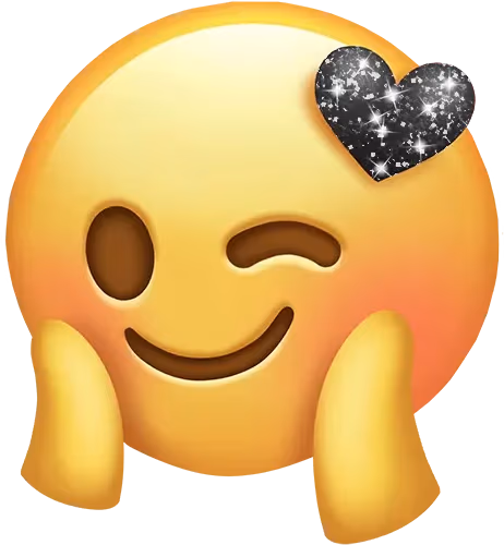 Black_Sparkle_Wink emote
