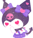 kuromi_cute emote