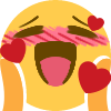 fangirling static emote