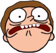 MortyScared emote