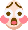 scaredflushedegg emote