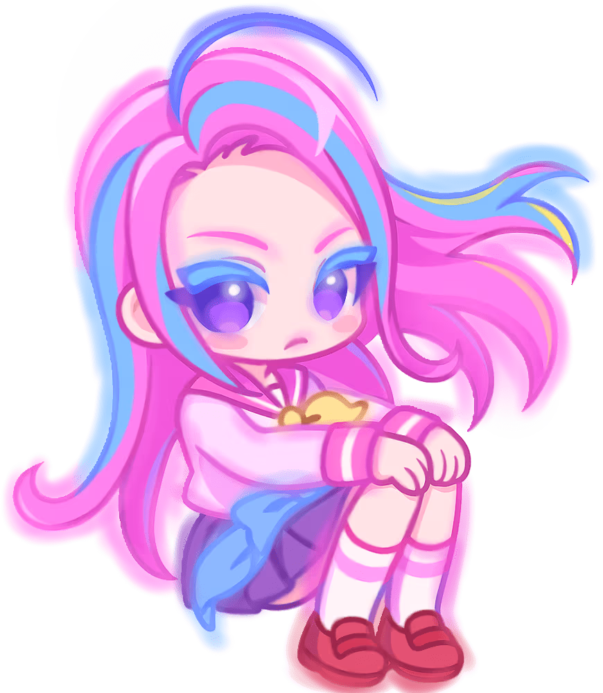 Neon_Girl emote