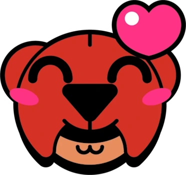 Nita1_Love_BrawlStars_Pin emoji