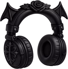 Blackgothicheadphones emote