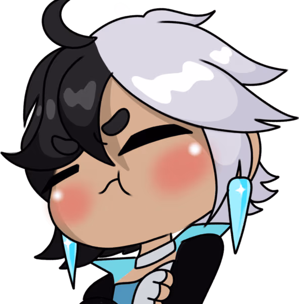LunaSnowPouty emote
