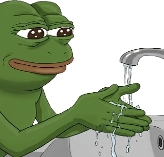PepeWashingHands emote