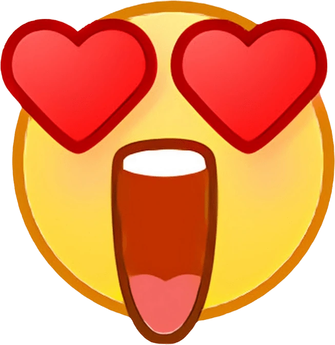 Hearteyes emote