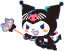 kuromi_dressup emote