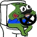 PepePooPoogaDriving animated emote