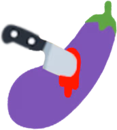 eggplantknife emote