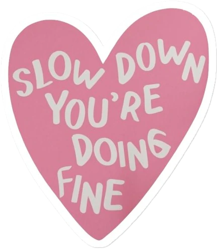 Slowdownyouredoingfine emote