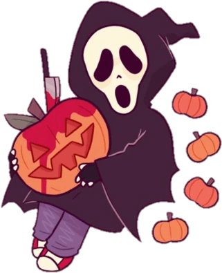 GhostFace_Pumpkin emote