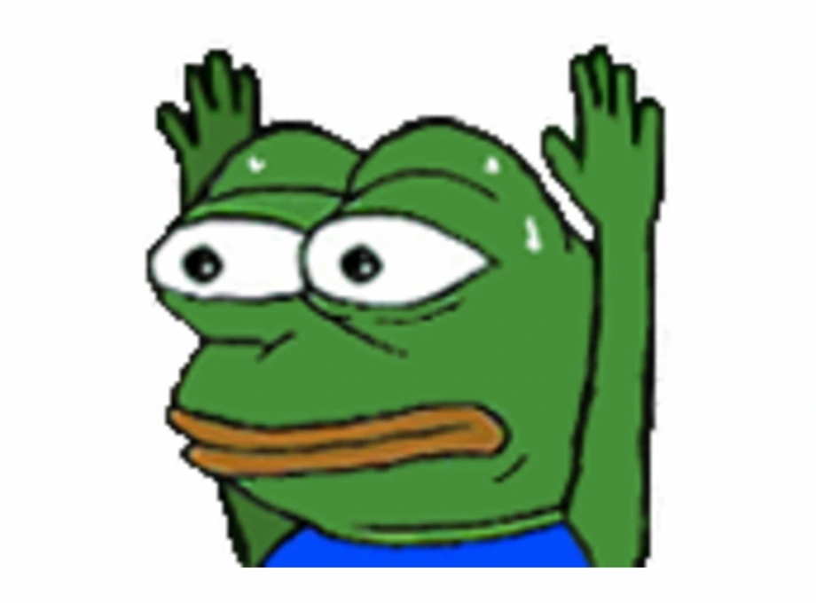 FeelsSurrenderMan emote