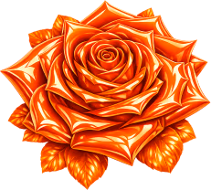 3dorangeshinyrose emote