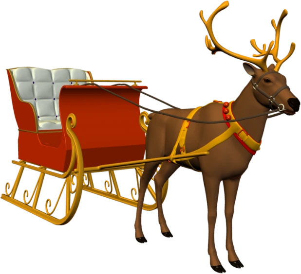 Santa_Reindeer_Sled emote