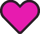 Hotpinkheartgif emote