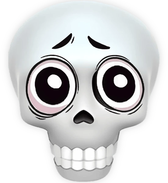 SkullScared emote