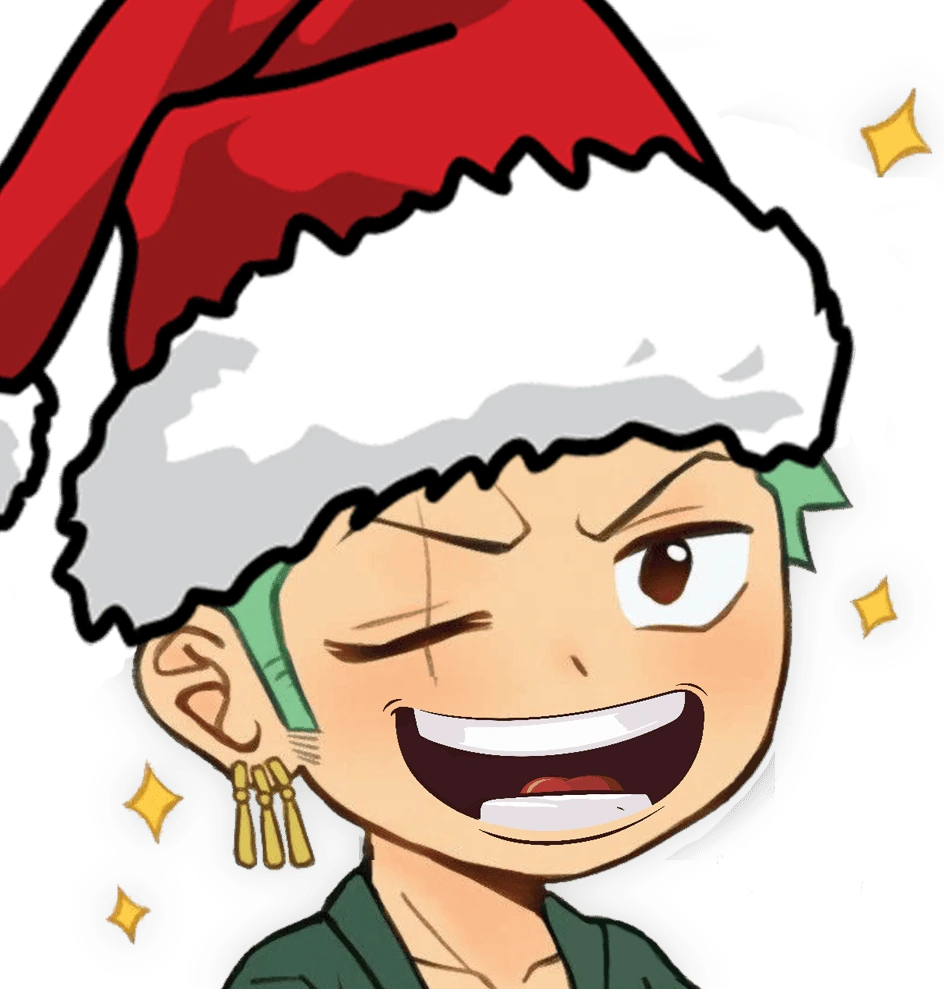 Zoro_SmileChristmas emote