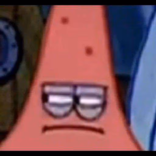 PatrickSideEye emote