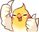 BirdThumbsUp emote